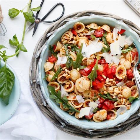 Italienischer Nudelsalat Mit Pesto Und Rucola Rezept Italienischer