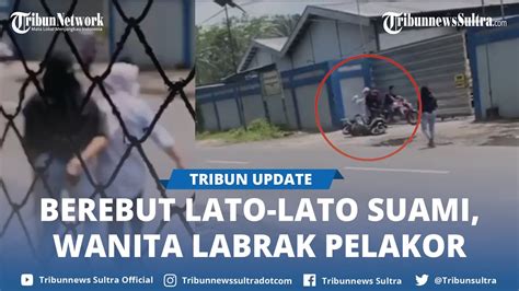 Viral Aksi Seorang Wanita Di Tengah Jalan Berebut Lato Lato Suami