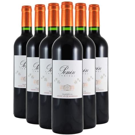 Ch Teau Penin Tradition Rouge Lot De X Cl Vin Rouge De