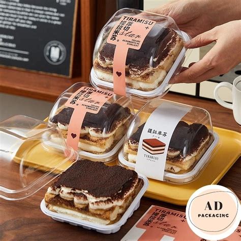 Jual 10pcs PREMIUM KOREAN Tray Mika Kue Box Kotak Dessert Tiramisu Cake