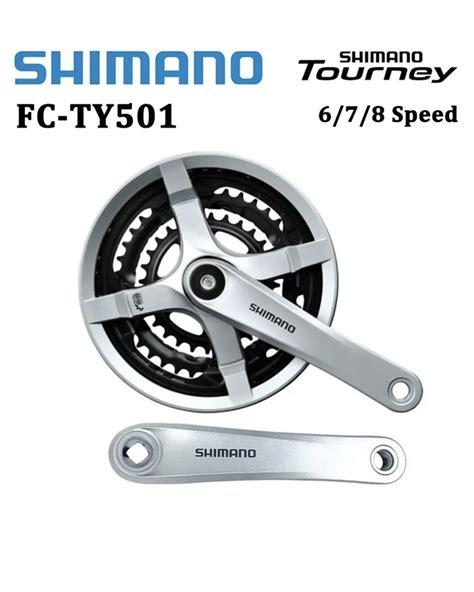 Shimano Tourney Fc Ty Speed Mtb Bike Triple Chainset Crankset