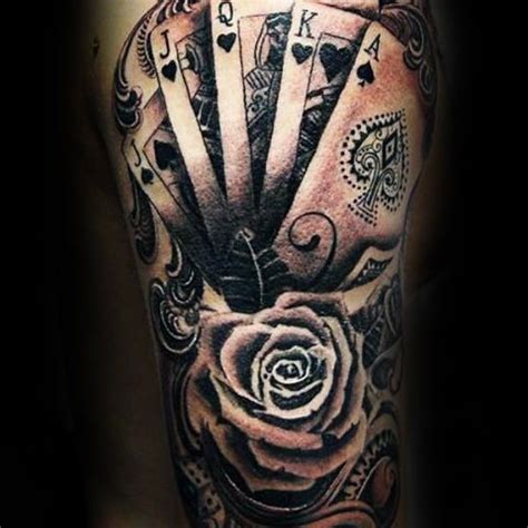 Playing Card Tattoo Sleeve