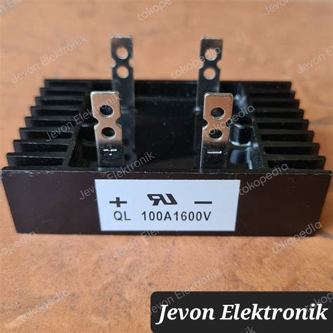 Jual Diode Bridge Kiprok Hitam Ql 100a 1600v Dioda Heatsink 100 A Ampere Kota Surabaya Jevon