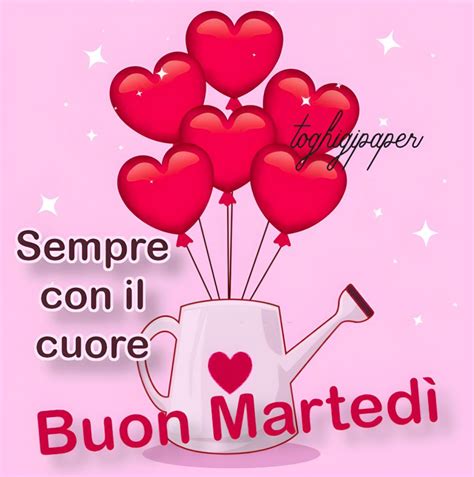 Buon Martedì cuore ToghigiPaper