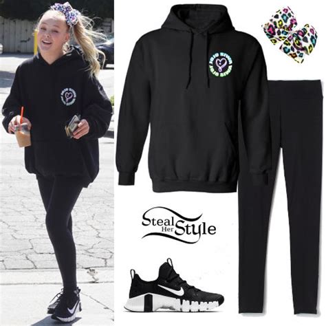 Jojo Siwa: Black Hoodie and Leggings