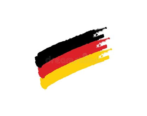 Vecteur Du Drapeau Allemand Pour La Fête De L unité Allemande Drapeau