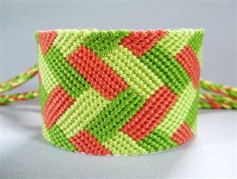 Items Similar To Watermelon Braided Friendship Bracelet On Etsy