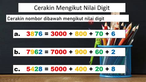 Cerakin Nombor Mengikut Nilai Tempat Dan Nilai Digit Tahun 3 YouTube