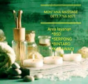 Pijat Panggilan Bintaro Karawaci Bsd Serpong Montana Massage