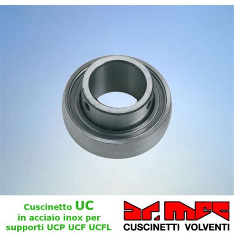 Cuscinetto Autoallineante In Acciaio Inox Per Supporti Tipo UCP UCF