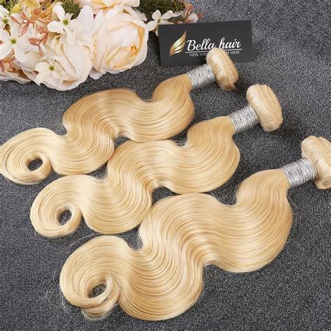 A Blonde Body Wave Brazilian Raw Virgin Body Wave Hair Bundle