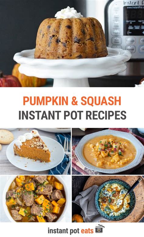 20+ Instant Pot Pumpkin & Squash Recipes