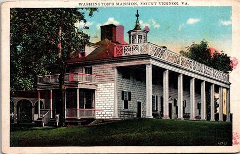 Mount Vernon Exterior George Washingtons Historic Mansion Virginia Wb