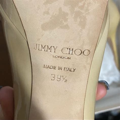 Jimmy Choo Shoes Jimmy Choo Patent Leather Nude Platform Pump Poshmark