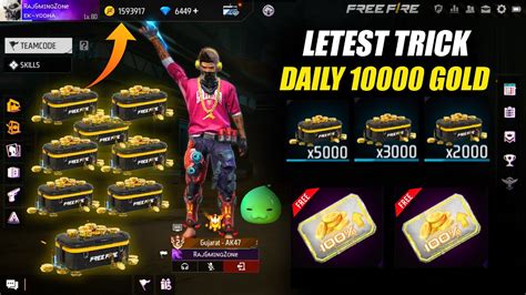 How To Get Unlimited Gold Coin In Free Fire Ff Unlimited Gold Coin