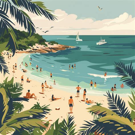summer   beach  stock photo public domain pictures