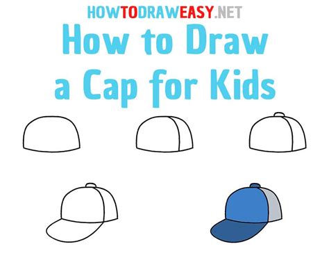 How to draw a baseball cap really easy drawing tutorial – Artofit