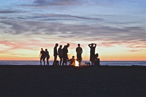 Group Of People Setting Up Campfire HD Wallpaper Peakpx