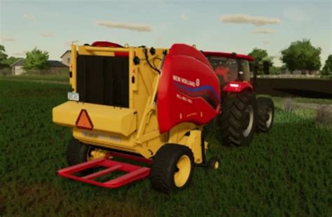 Ls New Holland Und Case Ih Rundballenpressen Mit Rollband V