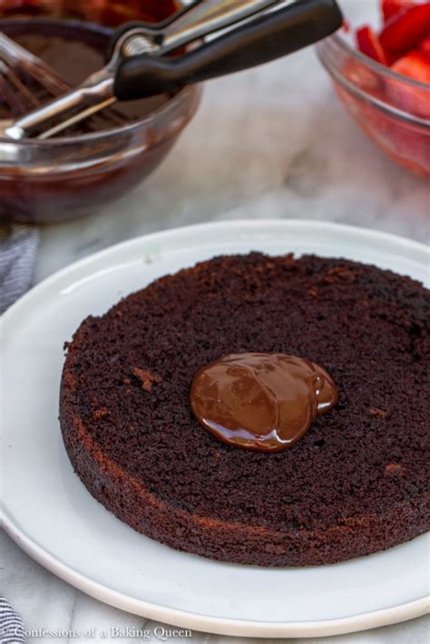 Strawberries And Cream Chocolate Cake Confessions Of A Baking Queen