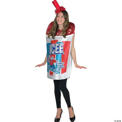 Adult Icee Sparkle Red Tunic Costume | Oriental Trading