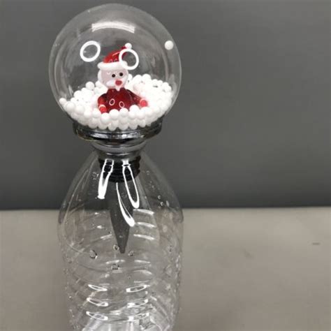 Christmas Santa Snow Globe Wine Bottle Plug Stopper Ebay