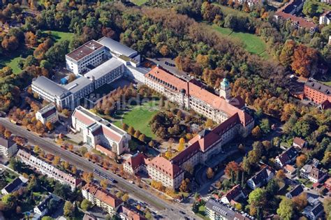 Luftbild München Klinikgelände des Krankenhauses Schön Klinik