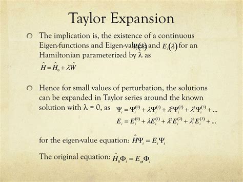 Ppt Perturbation Theory Powerpoint Presentation Free Download Id