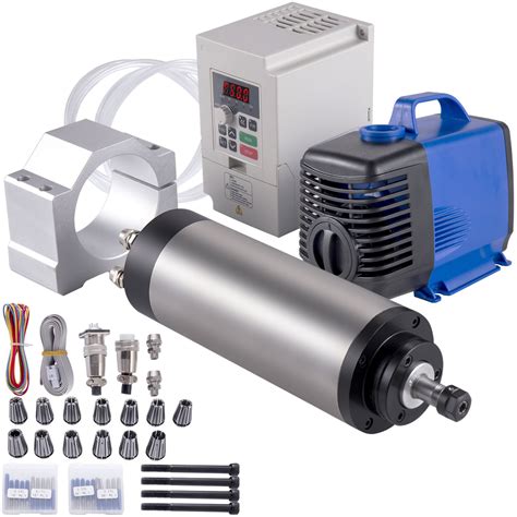 Vevor 2 2kw 220v Kit De Motor Del Husillo Cnc Refrigerado Por Agua