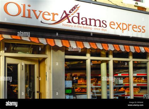 Oliver Adams Bakery Store Northampton Stock Photo Alamy