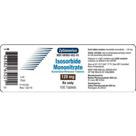 Isosorbide Mononitrat Er Mg Rx Products