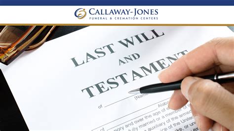 What Is An Ethical Will Blog Callaway Jones Funeral And Cremation