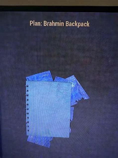 Brahmin Backpack Fallout 76 Game Items Gameflip