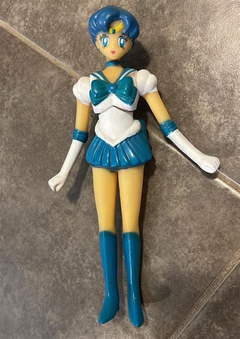 Vintage Sailor Moon Sailor Mercury Figure Plastic Doll 8 - Etsy