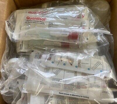 Quantisal Oral Fluid Collection Device EXP 11 25 LOT OF 10 Free