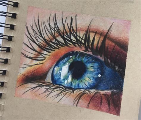 25 Face Color Pencil Drawing Ovitadenayah