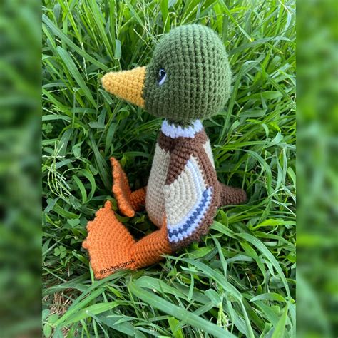 Maverick The Mallard Duck Crochet Pdf Pattern Only Etsy