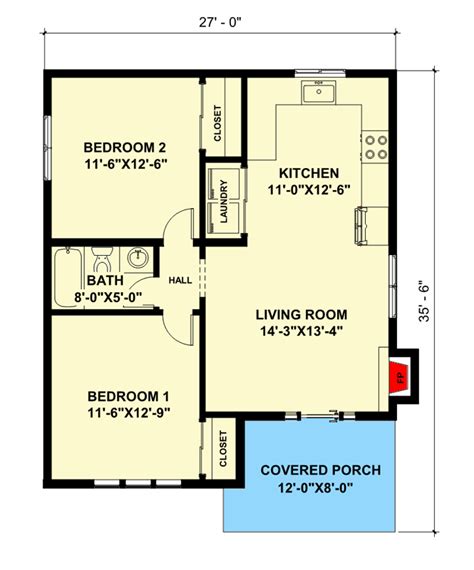 Modern 2 Bed Scandinavian Style Cabin 812 Sq Ft 420025WNT