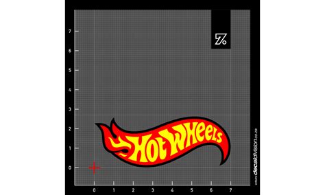 Hotwheels Logo Sticker