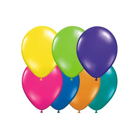 Lot De 100 Ballons De Baudruche En Latex Opaque Multicolore