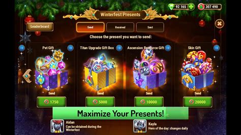 Hero Wars Best Winterfest Gifts And How To Maximize The Holiday Every