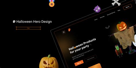 Halloween Website Design | Figma