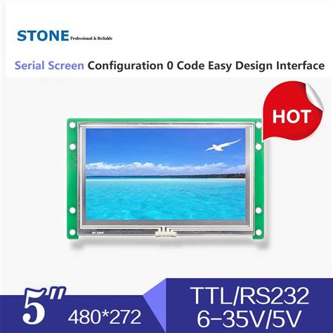 Stone Smart Hmi 4 3 Inch Tft Lcd Display Module With Rs232 Rs485 Ttl