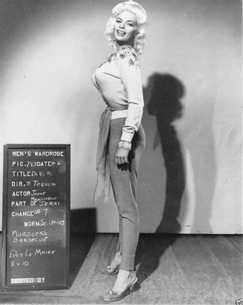 Jayne Mansfield in wardrobe tests for ‘The Girl Can’t Help It’ (1956 ...