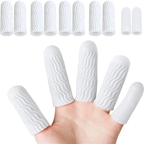 Manchon de protection des doigts en Silicone 10 pièces 5 paires