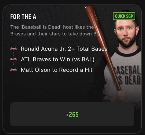 Same Game Parlay Best Bets Jared Carrabis Mlb Sgp Picks On Draftkings