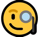 🧐 Face with Monocle Emoji Meaning with Pictures: from A to Z