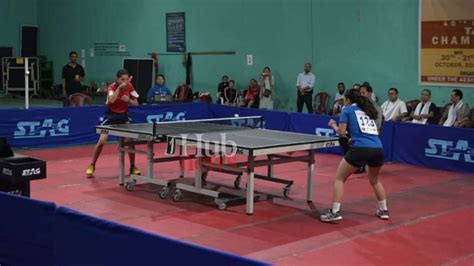 Suranjit Dey Tanushree Gupta Win Th Meghalaya Table Tennis