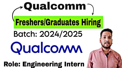 Qualcomm Direct Hiring 2024 Qualcomm Off Campus Drive Freshers Mass