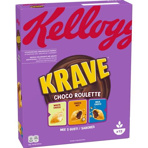 Comprar Krave Choco Roulette Cereales Rellenos De Chocolate Blanco Con